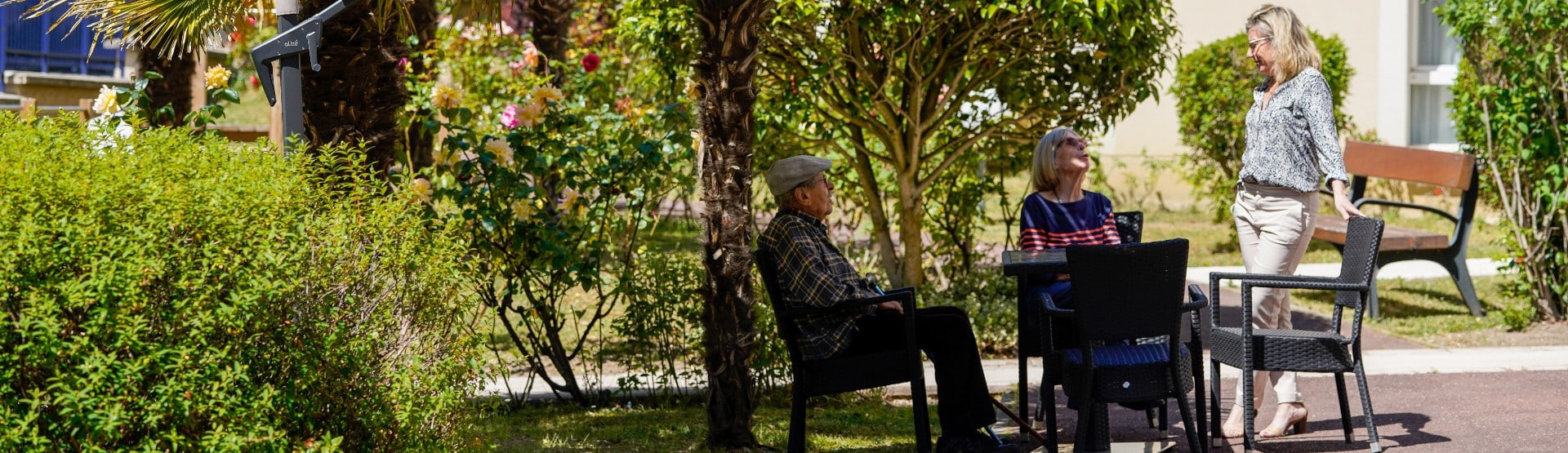 EHPAD avec un jardin : le Parc du Donjon